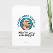 Carte d'anniversaire de deux anciens amis (Dos)