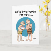 Carte d'anniversaire de deux anciens amis (Fleur jaune)