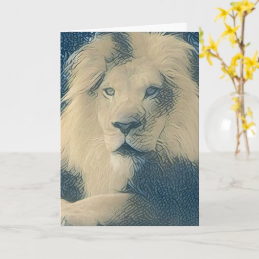 Carte d'anniversaire de Dick (Fleur jaune)