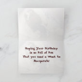 Carte d'anniversaire de Diesel (Intérieur)