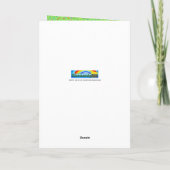 Carte d'anniversaire de Dinosaur (Dos)
