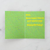 Carte d'anniversaire de Dinosaur (Intérieur)