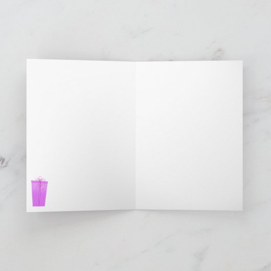 Carte d'anniversaire de diva (Intérieur)