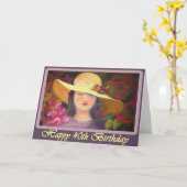 Carte d'anniversaire de Diva pour les femmes (Fleur jaune)