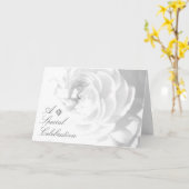 Carte d'anniversaire de dix ans (Fleur jaune)