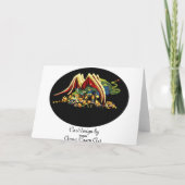 Carte d'anniversaire de dragon (Dos)