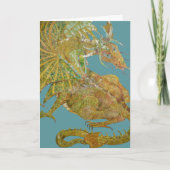 Carte d'anniversaire de dragon (Devant)