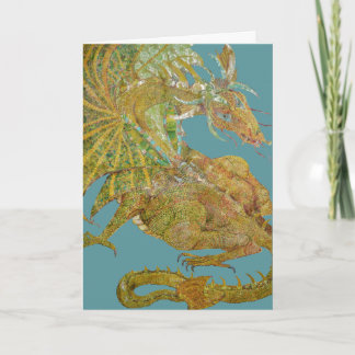 Carte d'anniversaire de dragon