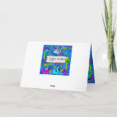 Carte d'anniversaire de dragon personnalisée Garço (Dos)