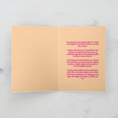 Carte d'Anniversaire de enfant fille de poulpe flo (Intérieur)