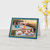 Carte d'anniversaire de Evening Sky Woman (Fleur jaune)