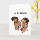 Carte d'anniversaire de femme (Fleur jaune)