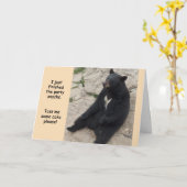 carte d'anniversaire de fêtard (Fleur jaune)