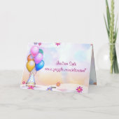 Carte d'anniversaire de fête (Dos)