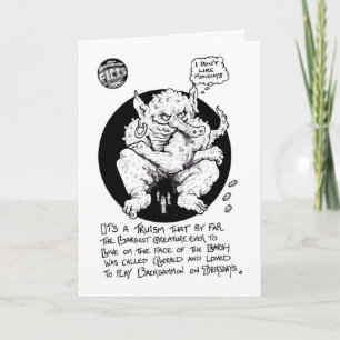 Carte d'anniversaire de FICTS "Gérald"