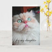 Carte d'anniversaire de fille (Fleur jaune)