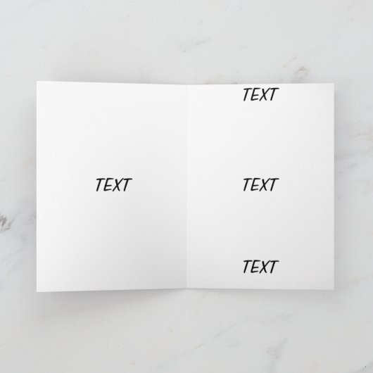 CARTE D'ANNIVERSAIRE DE FILLE (Intérieur)