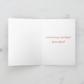 Carte d'anniversaire de fille amusante (Intérieur)