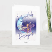 Carte d'anniversaire de fille avec Moonies Cutie P (Dos)