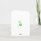 Carte d'anniversaire de fille de fleurs (Dos)