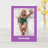 Carte d'anniversaire de fille de margarita (Fleur jaune)