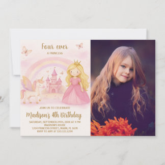 Carte d'anniversaire de fille moderne modifiable a