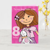 Carte d'anniversaire de fille personnalisée "Boudd (Fleur jaune)