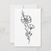 Carte d'anniversaire de fleur de naissance d'octob (Devant)