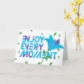 Carte d'anniversaire de fleurs (Fleur jaune)