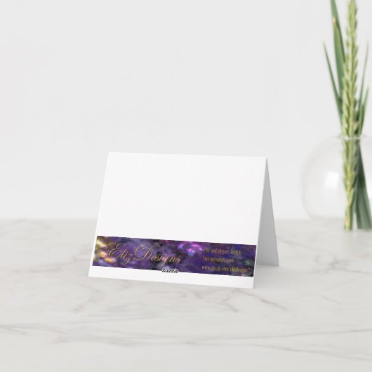 Carte d'anniversaire de fleurs de cerisier (Dos)