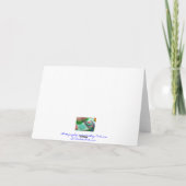 Carte d'anniversaire de fondant (Dos)