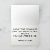 Carte d'anniversaire de football (Intérieur)