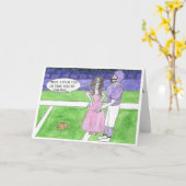 Carte d'anniversaire de football (Fleur jaune)