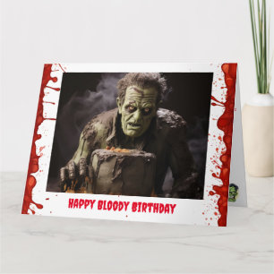 Carte d'anniversaire de Frankenstein