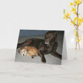 Carte d'anniversaire de frère (Fleur jaune)