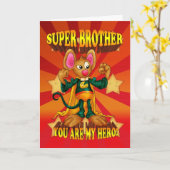 Carte d'anniversaire de frère - carte superbe de (Fleur jaune)