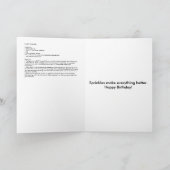 Carte d'anniversaire de Funfetti (Intérieur)