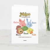 Carte d'anniversaire de Galoo (Dos)