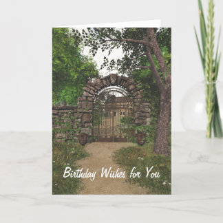 Carte d'anniversaire de Garden Gate