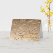 Carte d'anniversaire de gardénia (Fleur jaune)