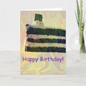Carte d'anniversaire de gâteau (Devant)