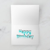 Carte d'anniversaire de Gémeaux (Intérieur)