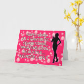 Carte d'anniversaire de Geordie - jeune fille (Fleur jaune)