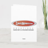 Carte d'anniversaire de George Washington (Dos)