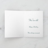 Carte d'anniversaire de George Washington (Intérieur)