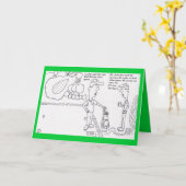 Carte d'anniversaire de golf (Fleur jaune)