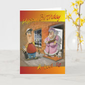 Carte d'anniversaire de golf (Fleur jaune)