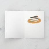 Carte d'anniversaire de golf Guy ou Woman avec Hum (Intérieur)