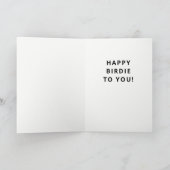 Carte d'anniversaire de golf Papy (Intérieur)