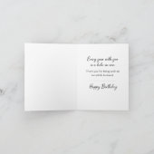 Carte d'anniversaire de golf pour mari (Intérieur)